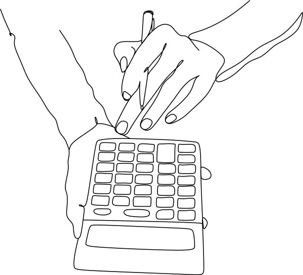 连续画房地产经纪人线图片下载