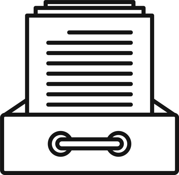 工作流文档图标轮廓样式图片下载