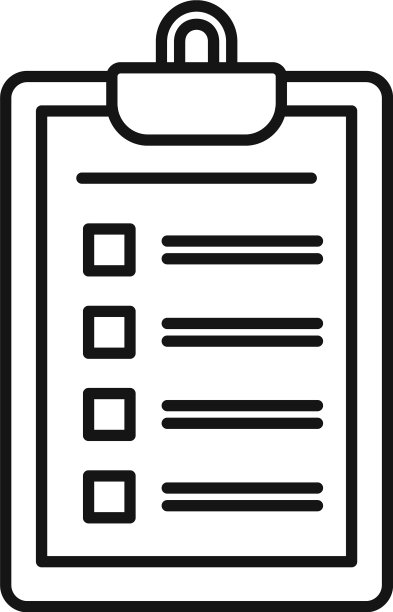 个人教练剪贴板图标轮廓风格图片下载