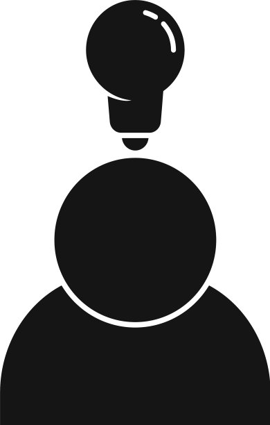 灯泡理念，个人特点，图标，简单的风格图片下载