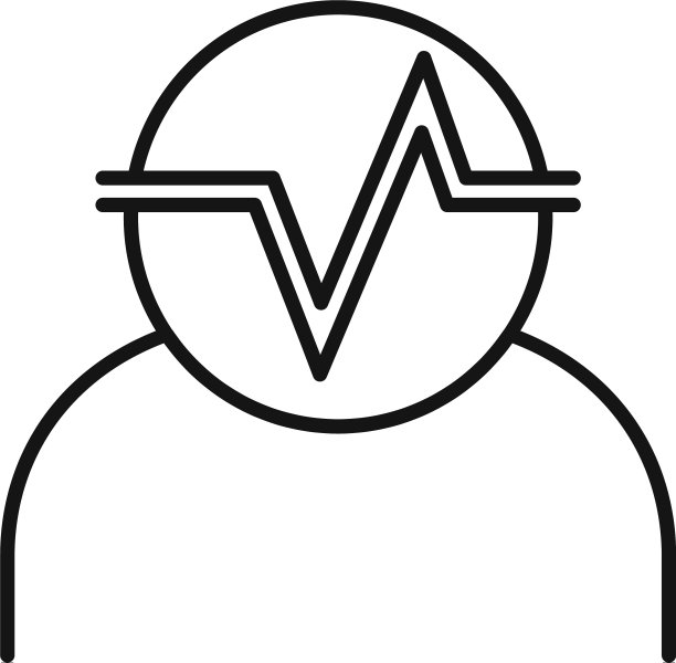 高度的个人特质图标轮廓风格图片下载