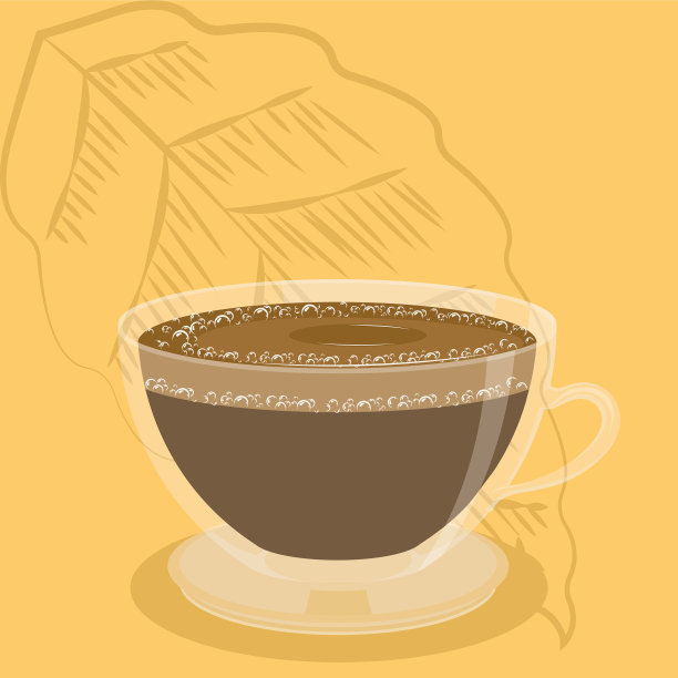 隔离玻璃咖啡杯图片下载