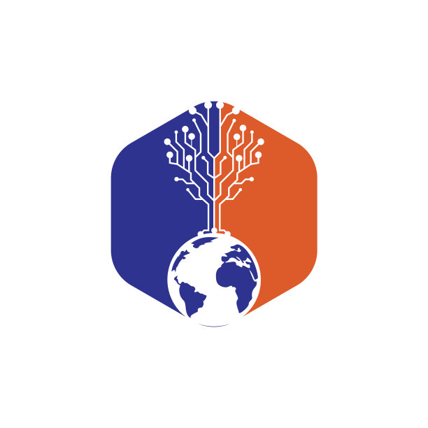 世界科技标志设计模板图片下载