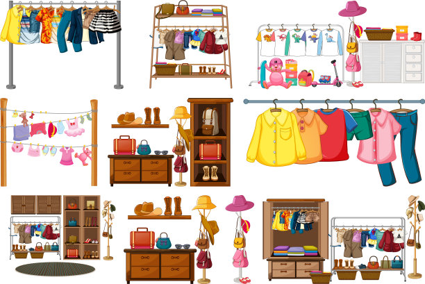 把衣服配件和衣柜隔离开来图片下载