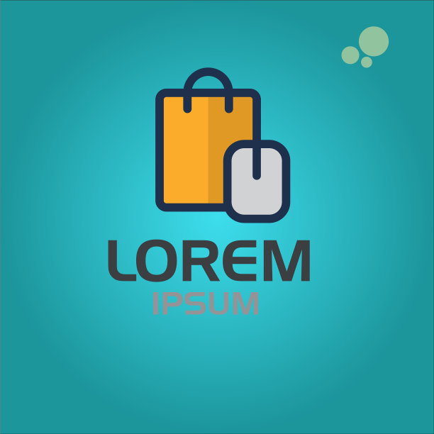 购物标志模板网上商店eps 10图片下载