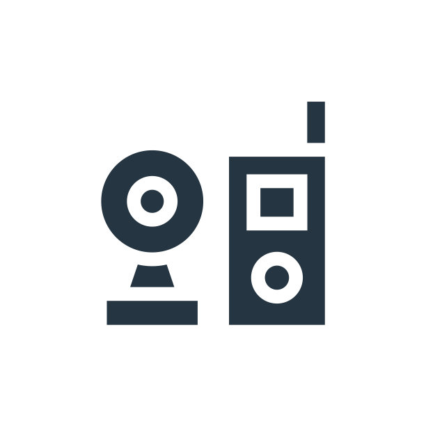 婴儿监视器图标。字形宝宝监视器图标，用于网站设计和移动，应用程序开发，打印。婴儿监视器图标从填充婴儿和玩具收集隔离在白色背景..图片下载