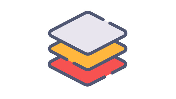 层设计安排单一孤立的图标图片下载