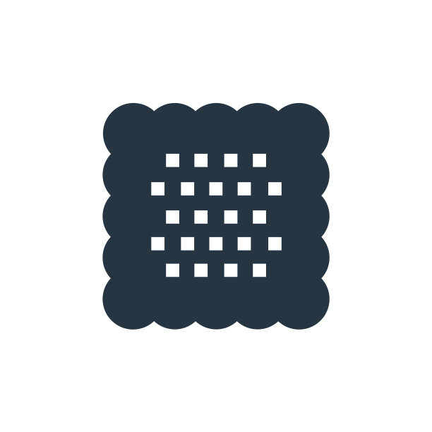 饼干图标。字形饼干图标用于网站设计和移动，应用程序开发，打印。饼干图标从填充面包房收集孤立的白色背景。图片下载