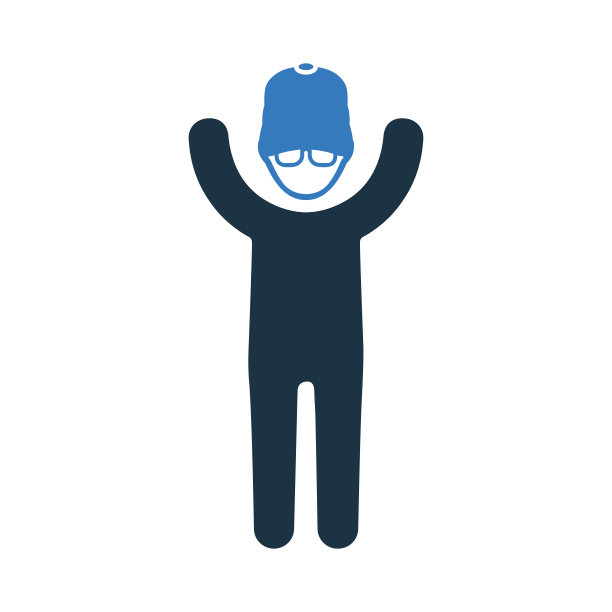 导体,男人图标。简单的可编辑矢量设计孤立在一个白色的背景。图片下载