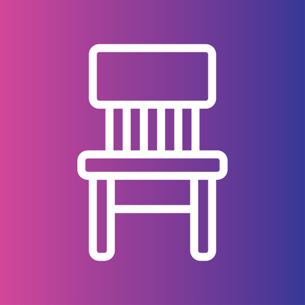 椅子图标为网络和移动图片下载