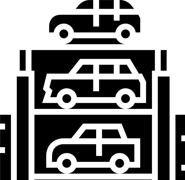 提升多层设备停车线图标图片下载