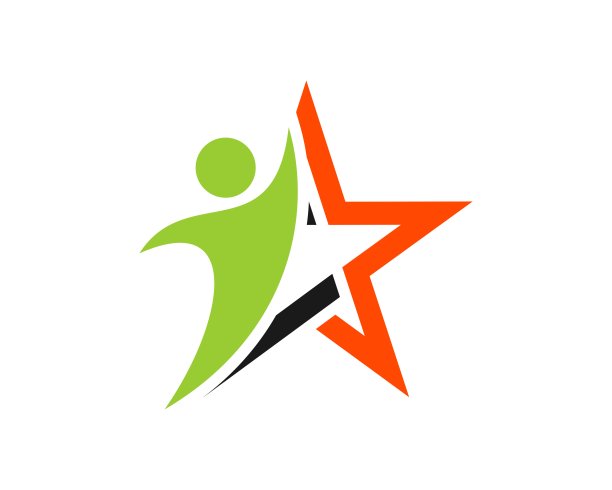 成功人士有着抽象的星形图片下载