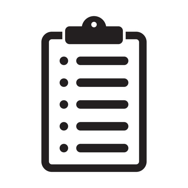剪贴板图标。网站和应用程序设计的清单符号。图片下载
