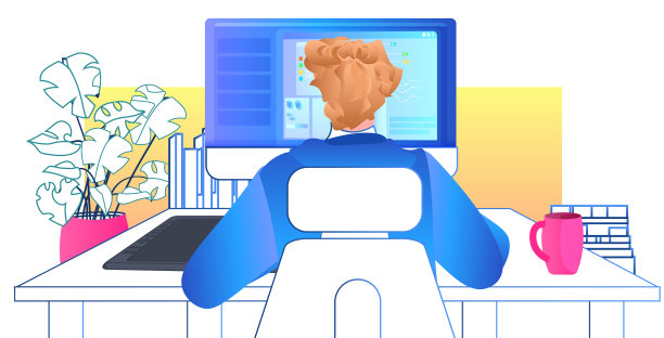 分析财务图表的商人图片下载