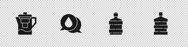 设置有过滤器的水壶滴语音气泡图片下载