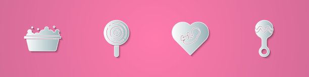 在心脏里面放一根剪纸棒棒糖图片下载