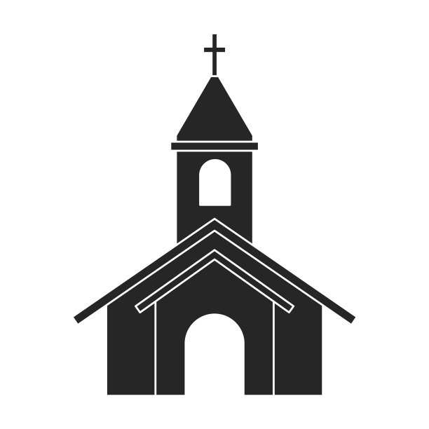 西部野生建筑黑色图标图片下载