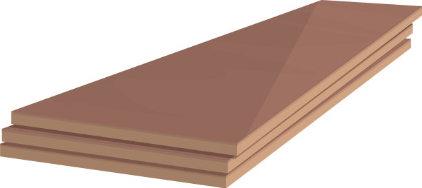 胶合板建筑图标卡通风格图片下载