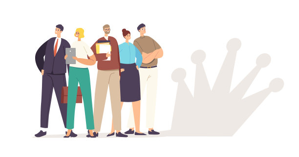 业务团队概念成功的管理者或图片下载