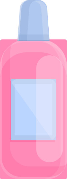 美甲瓶图标卡通风格图片下载