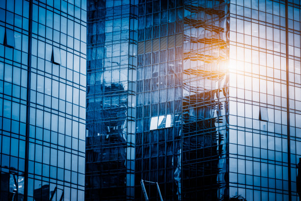 细部玻璃建筑背景图片下载