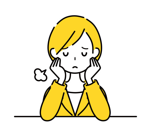 一个忧心忡忡的女人。图片下载