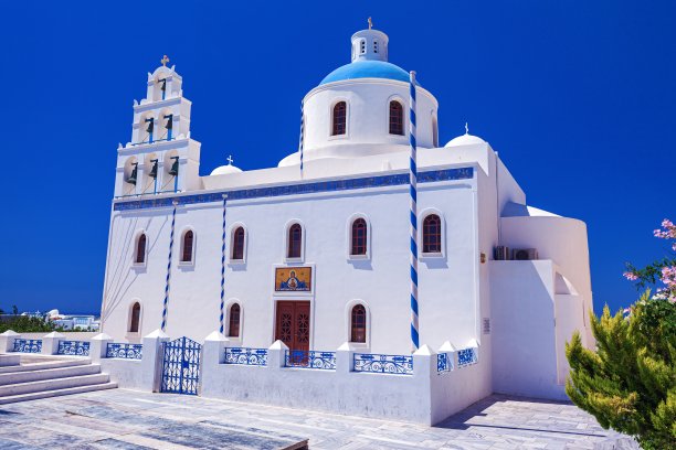 希腊圣托里尼岛风光图片下载