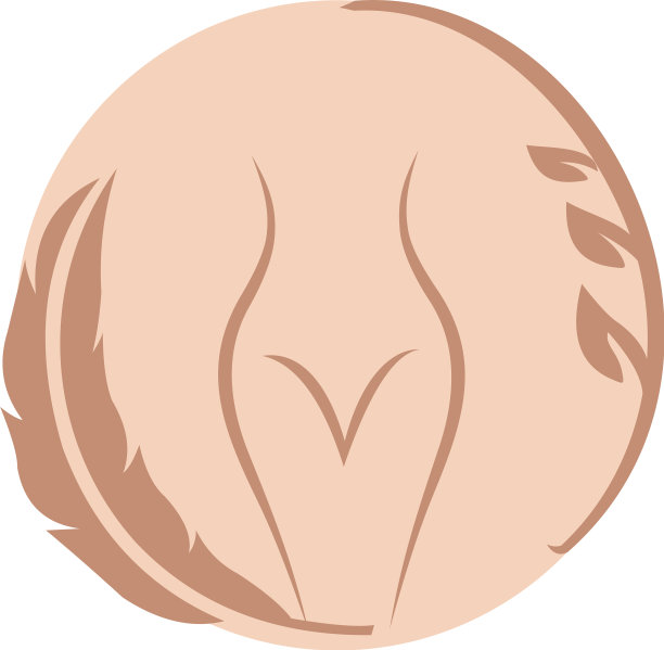 妇女健康和健康标志设计模板图片下载