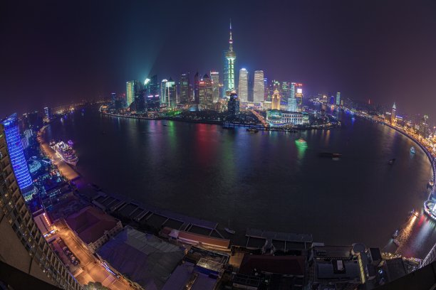中国上海市上海夜景图片下载