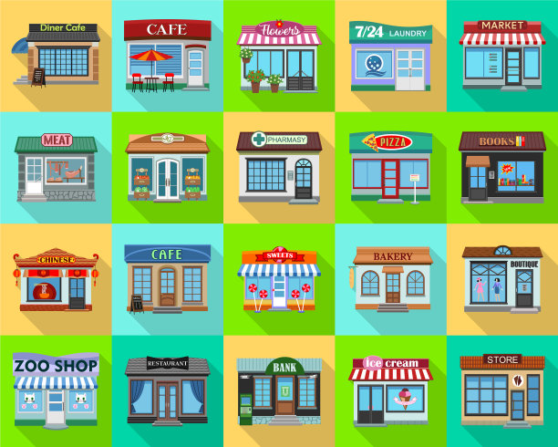 立面存储平面设置图标图片下载