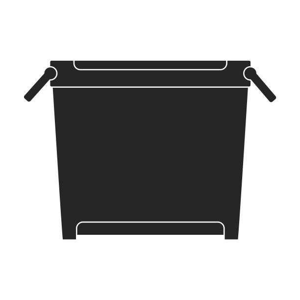 盒子冰黑色图标图片下载