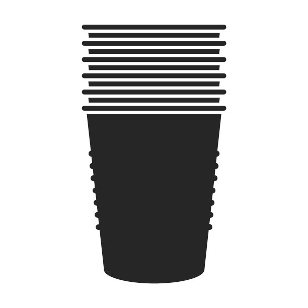 水冷却器黑色图标图片下载