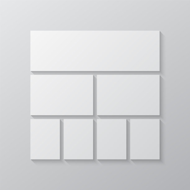 空拼贴板七张照片图片下载