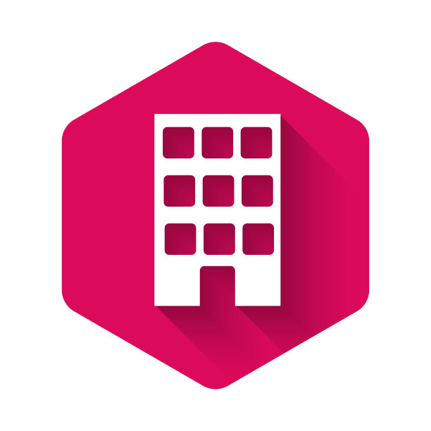 白宫图标孤立与长影家图片下载