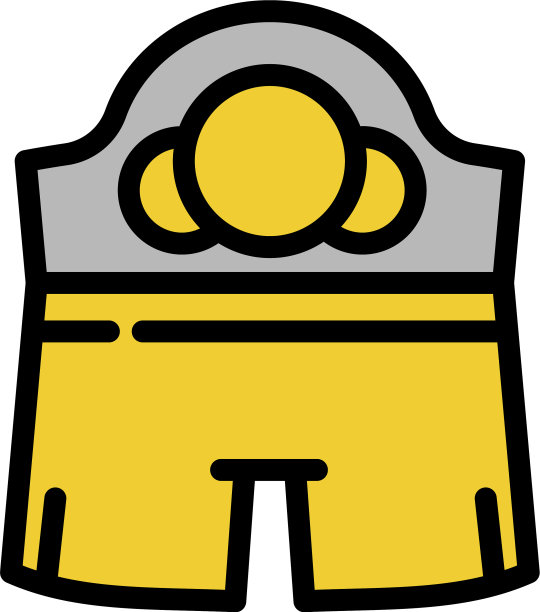 拳击服装图标轮廓风格图片下载