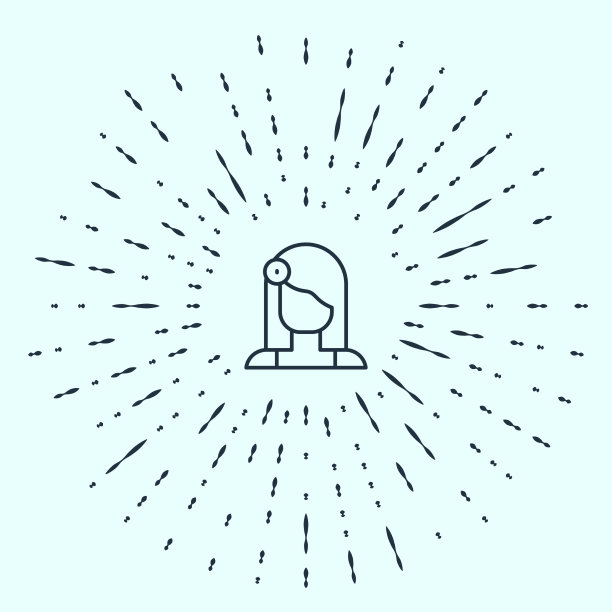 黑线肖像西班牙女子图标孤立图片下载