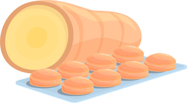 姜止咳滴图标卡通风格图片下载