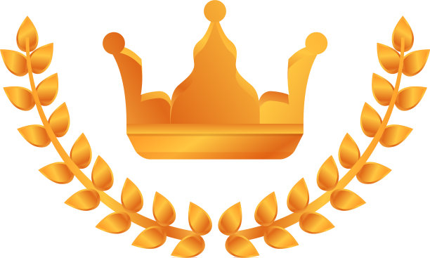 排名桂冠图标卡通风格图片下载