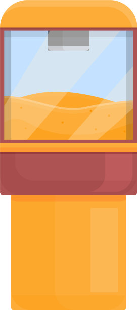 爆米花摊图标卡通风格图片下载