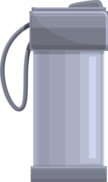 钢制热杯图标卡通风格图片下载