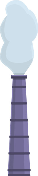 烟斗烟囱图标卡通风格图片下载