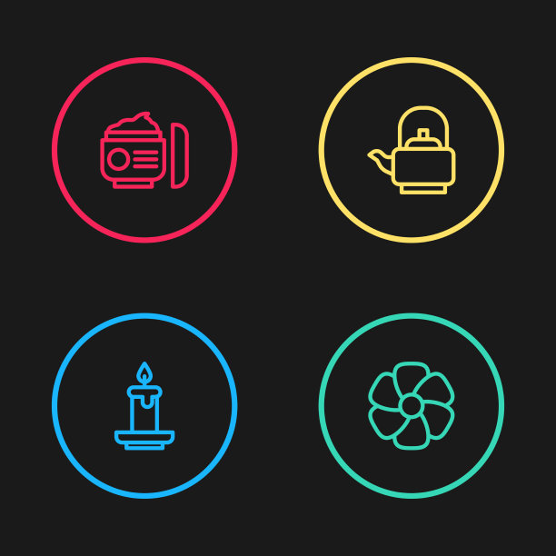 置线香薰蜡烛花壶带柄图片下载