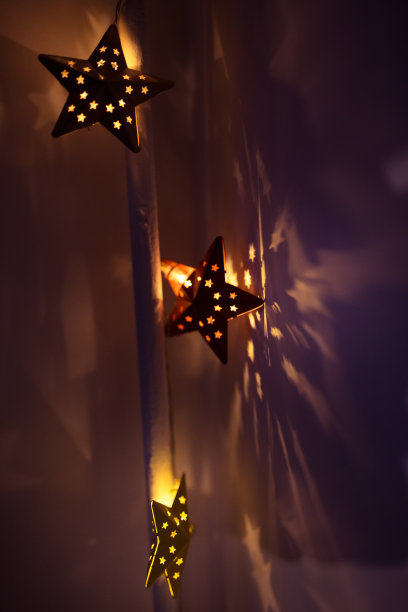 圣诞彩灯，圣诞装饰品图片下载