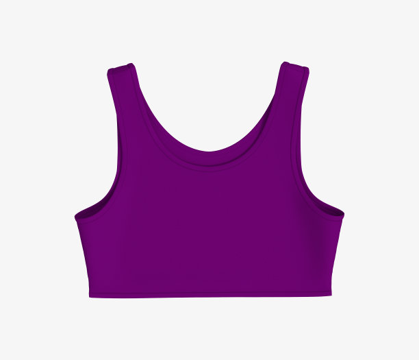 女人的运动胸罩模型在前视图图片下载