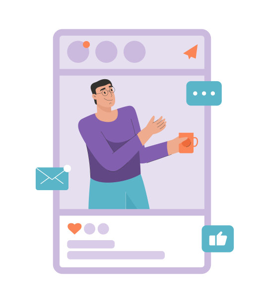 社交媒体概念：男人在照片帖子前喝酒和摆姿势图片下载