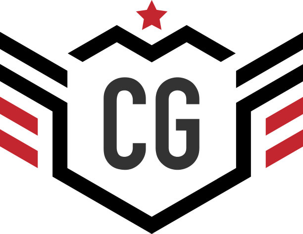 首字母CG星翼六角创意图片下载