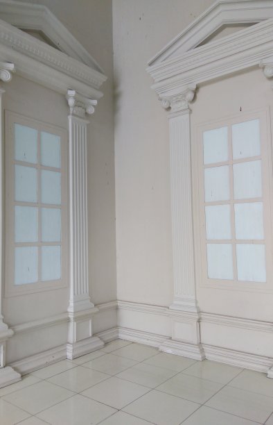 复古殖民建筑角图片下载