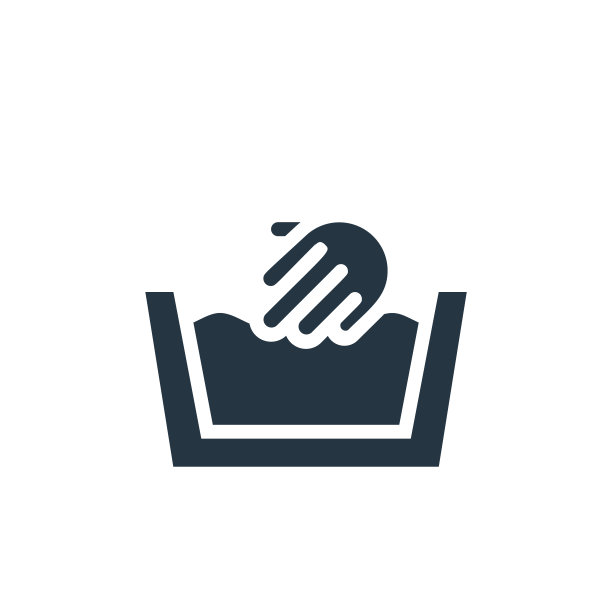 handwash图标。字形洗手图标用于网站设计和移动，应用程序开发，打印。手洗图标从填充的洗衣收集孤立的白色背景。图片下载