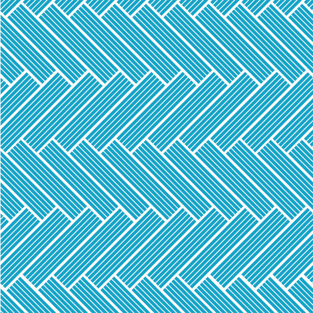 青蓝简洁的几何无缝图案抽象设计。适用于装饰、墙纸、包装纸、织物等。图片下载
