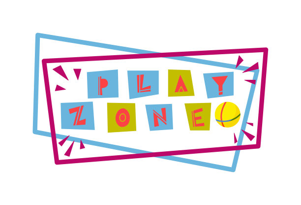 游戏区域徽章隔离在白色背景图片下载